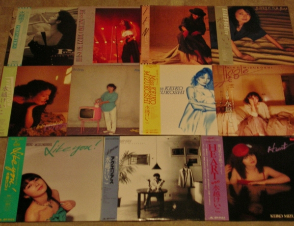 ＜まとめて＞水越けいこLP11枚セット～シティポップ/和モノ/にほ