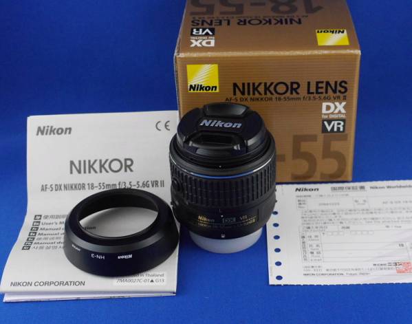 ニコン Nikon AF-S DX 18-55mm VR Ⅱ＋おまけ☆新同・保証書 AF-S DX