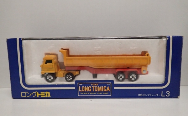 ロングトミカ L3 日野ダンプトレーラー 黄色(建設車両、作業車)｜売買