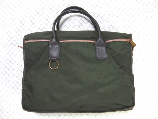 ■オロビアンコ ブリーフケース 　ナイロン系xレザー■