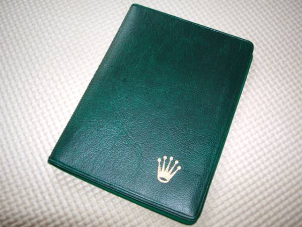 1988年頃 ロレックス二つ折りカードケース（ビニール製）