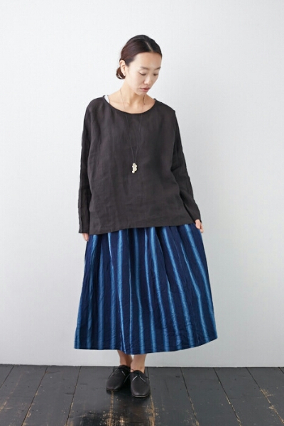 YAMMAヤンマ産業○松坂木綿タックスカート○定番人気(Mサイズ)｜売買  