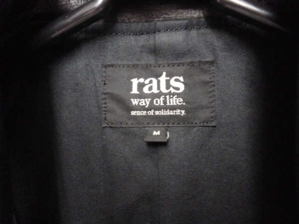 RATS/ラッツ　レザーカーコート