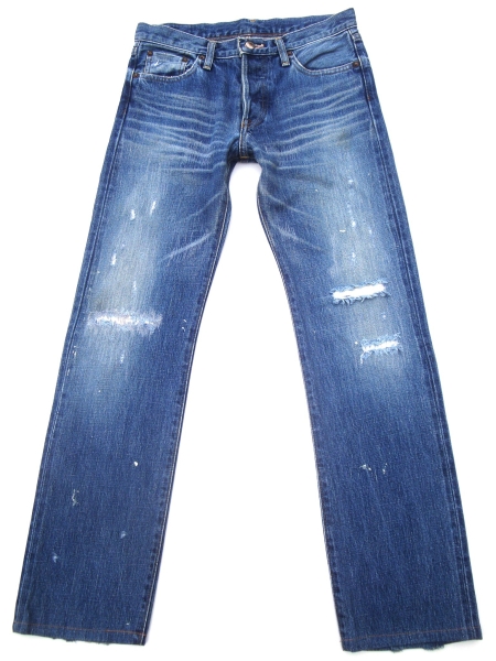 美 green 27 インディゴ加工デニム 赤耳 グリーン HYKE ハイク