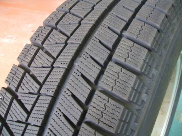 195/65R15スタッドレスREVOGZアルミPCD100OFF45 2011年バリ溝4本_3