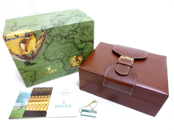◆ROLEX ロレックス◆腕時計 純正ケース 空箱 ブラウン 付属品付