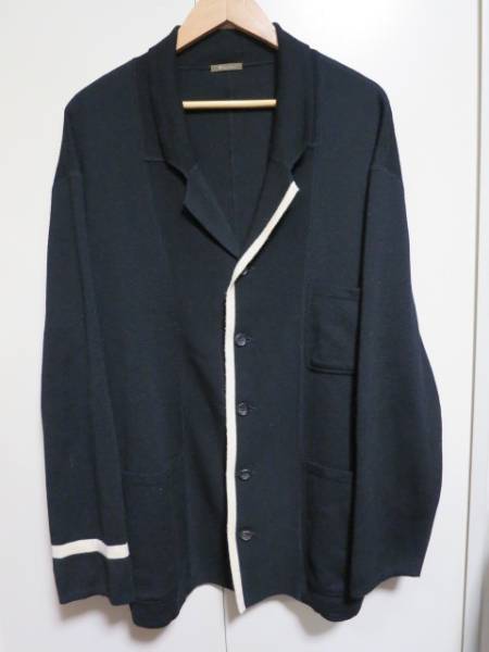 Y's ワイズフォーメン デザイン ニット ジャケット 日本製