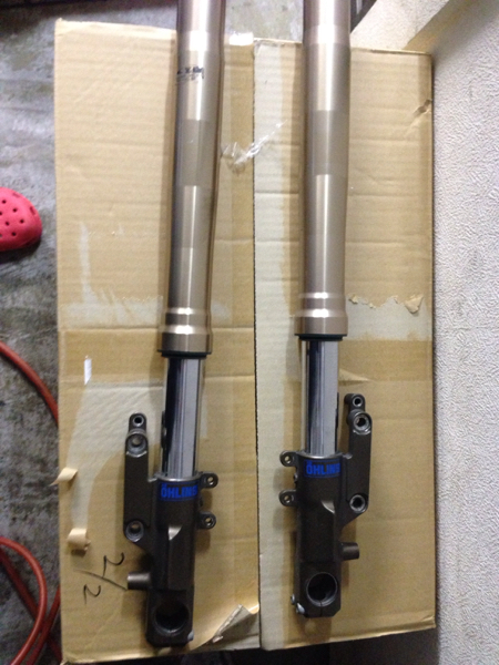 ZX-12R B型 フロントフォーク OH済 オーリンズスプリング 売切！