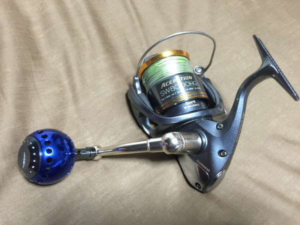 シマノ アセレーションSW 8000HG ウルクスノブ PEつき_1