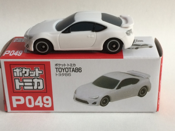ポケットトミカ P049 トヨタ86ホワイト（白）タイトープライズ