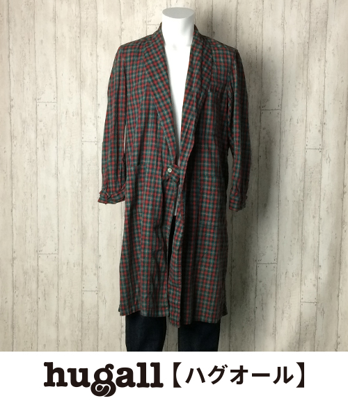 チェック ガウン レッド×グリーン