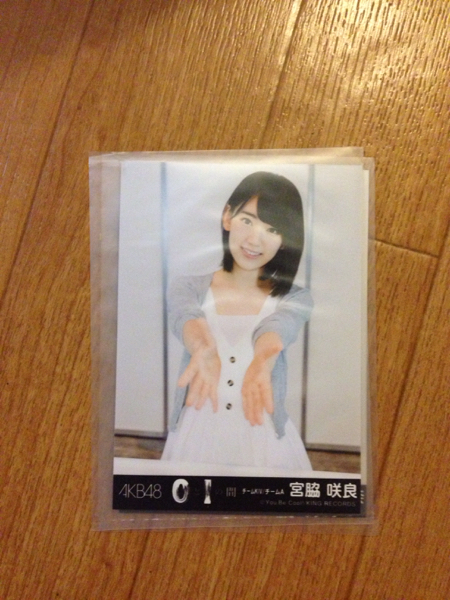 HKT48宮脇咲良0と1の間劇場盤生写真