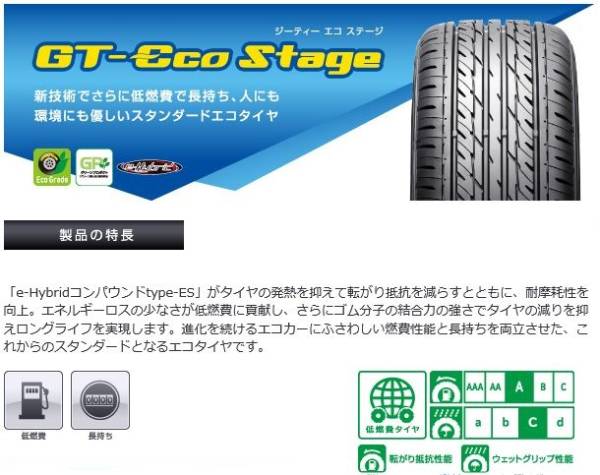 ◎代引無料在庫有 15年製 Ecostage 205/65R15 4本送込25，800円～