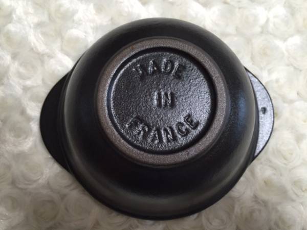 ☆ staub ストウブ ボウル　11.5cm　ブラック 鋳鉄 希少 美品 ☆_3