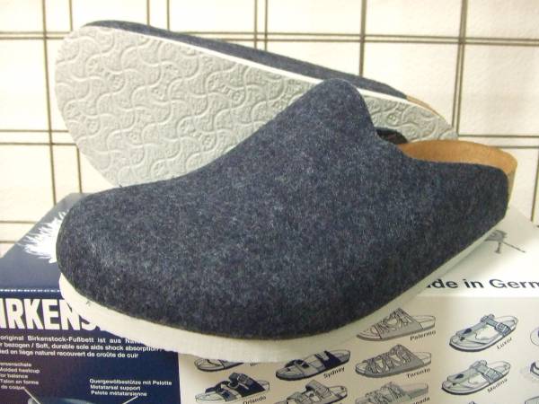 新品 BIRKENSTOCK Amsterdam ビルケンシュトック アムス 37 青