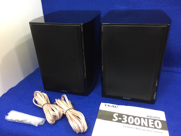 展示★TEAC S-300NEO コアキシャル2ウェイ・スピーカー ブラック