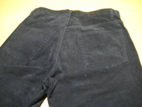 ■203【UNUSED アンユーズド】コーデュロイパンツ M 紺