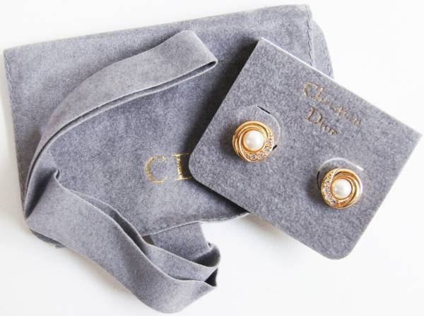 ★クリスチャンディオール（Christian Dior)ピアス・美品★海外