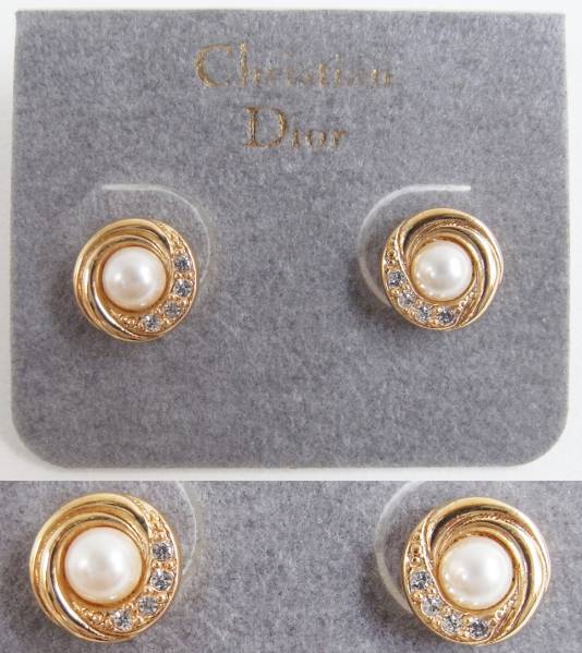 ★クリスチャンディオール（Christian Dior)ピアス・美品★海外