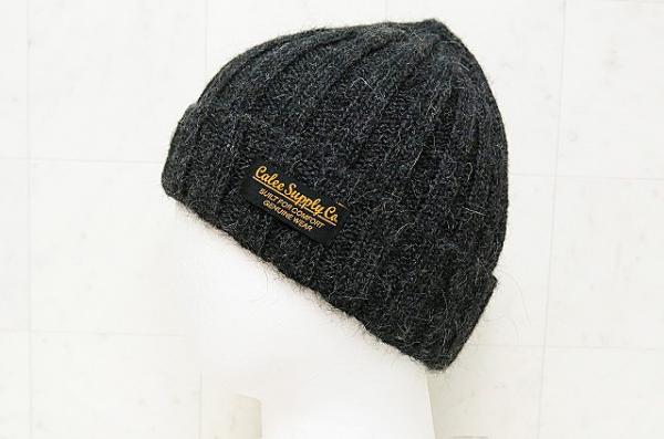 キャリー CALEE ミックス ニットキャップ帽子 グレー●▲