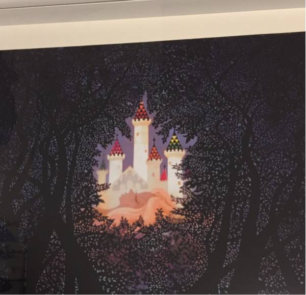 藤城清治 「眠りの森のお姫さま」 限定品 中古品 希少(版画)｜売買され
