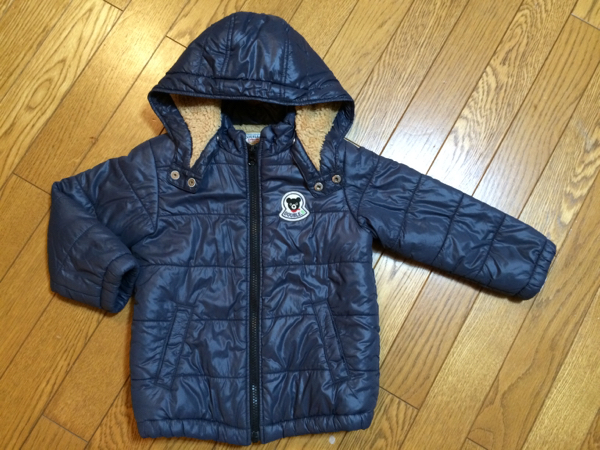 【美品】ミキハウス ダブルB 中綿ジャンバー 100 男の子