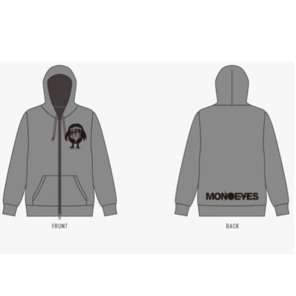 新品 MONOEYESモノアイズ パーカー グレー L 細美HIATUS Tシャツ(記念 