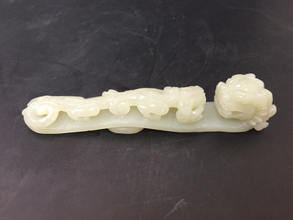 本和田白玉 鈎 筆架