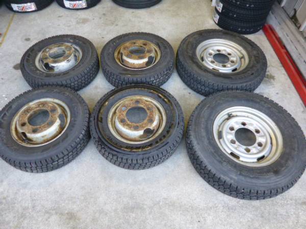 送料無料 タイタン 6.50R15 165R13 スタッドレス 6本セット