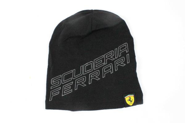 LAST新品レア BRANDON x FERRARI ニットキャップ ビーニー　黒