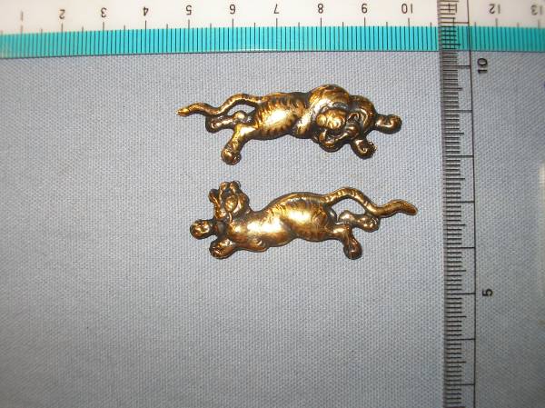 目貫　現代　金虎　大