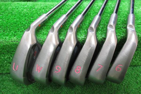 ◆レア◆ピン◆PING G25◆CFS STEEL(SR)◆6-U 6本◆オレンジ