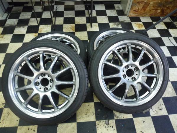 ＷＯＲＫ中古　ホイール＆タイヤ　傷あり　２１５/40R17