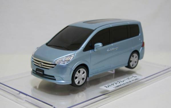 ステップワゴンRG（ルミナスブルー）1/24カラーサンプルミニカー