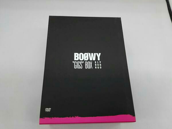 BOOWY GIGS BOX BOOWY“GIGS”BOX 未開封・DVDBOØWY “GIGS” 【公式通販】