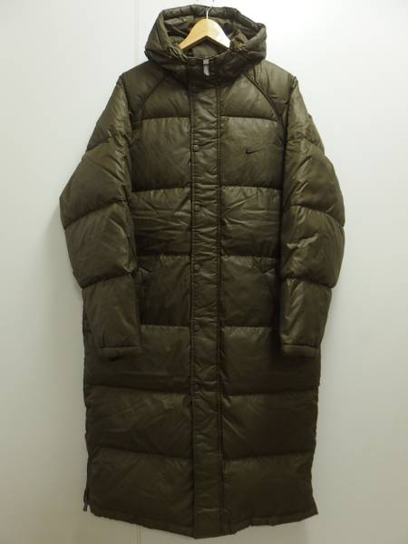 ☆NIKE ナイキ ロングダウンコート ベンチコート M 長い暖かい☆