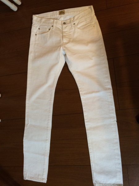 新品 marbles マーブルズ ホワイトデニムパンツ TMT M