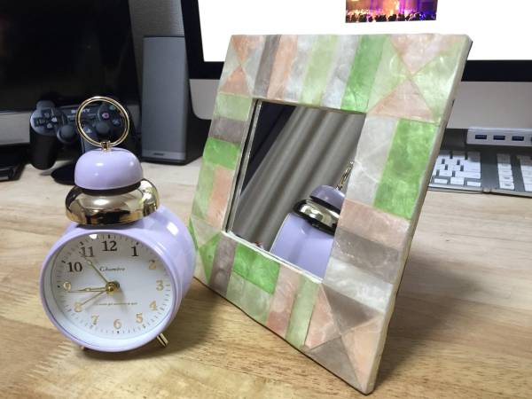 １円始モモナチュラル購入目覚まし時計 Unicoミラー 家具 インテリア 売買されたオークション情報 Yahooの商品情報をアーカイブ公開 オークファン Aucfan Com