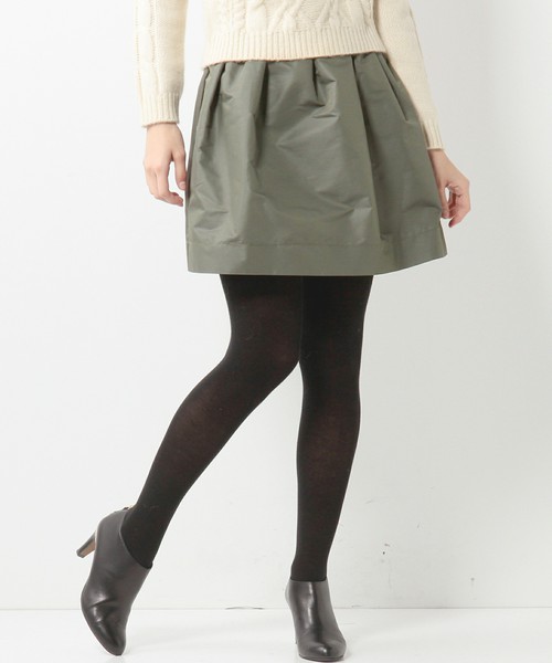 美品ジュエルチェンジズタフタフレアスカートJewel Changes