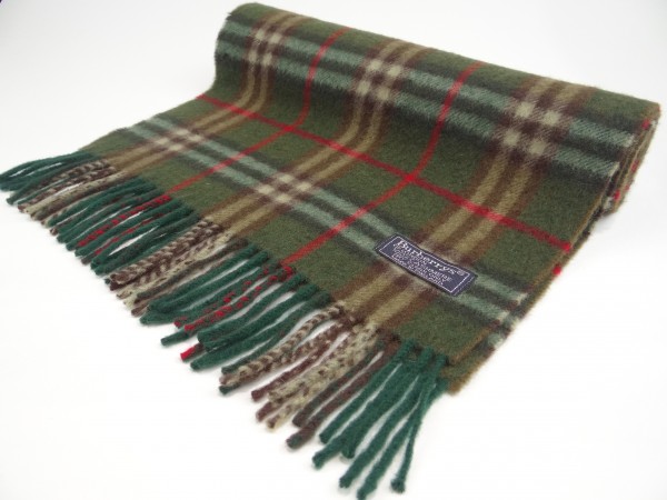 ☆BURBERRY バーバリー カシミヤマフラー イギリス製 126g
