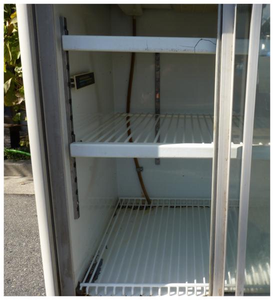 ◇【サンデン 210L 冷蔵ショーケース/ビン冷やし MUR-90A-B】(冷蔵