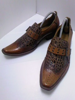 最値定2万!新品!レッドカバー高級牛革レザーシューズ茶