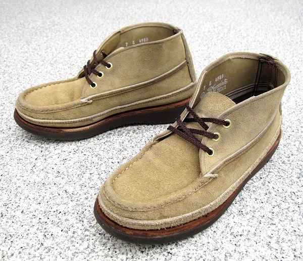 ラッセルモカシン スポーティングクレイ チャッカー 7E スエード