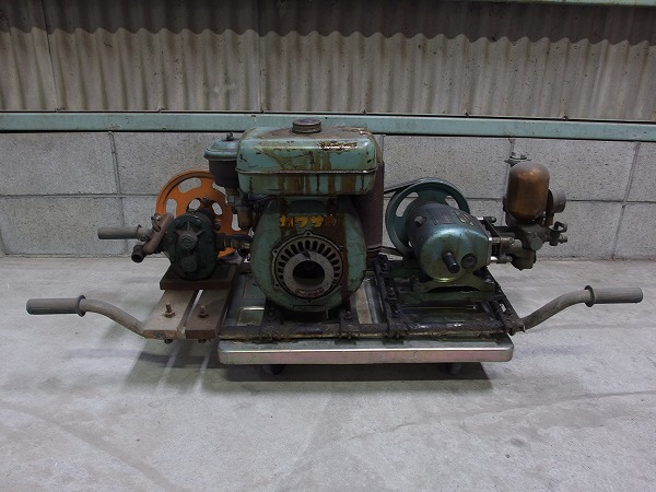 動力噴霧器 揚水機 カワサキ KF-2 古い エンジン