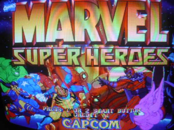 カプコン　マーヴルスーパーヒーローズロム全純正　電池ケース化