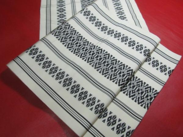 ★着物10★ 1円 絹 博多織 開き名古屋帯 ☆☆☆