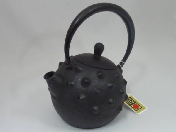鉄瓶　鬼アラレ 新品 南部鉄瓶 （佐秋鋳造所） 鬼アラレ 龍文堂造 鬼あられ 鬼霰 鉄瓶