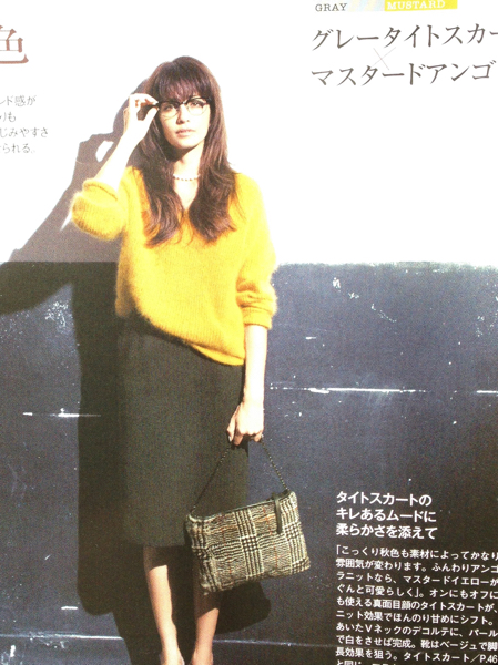 美品 ADOREアドーア シンプルグレーペンシルスカート