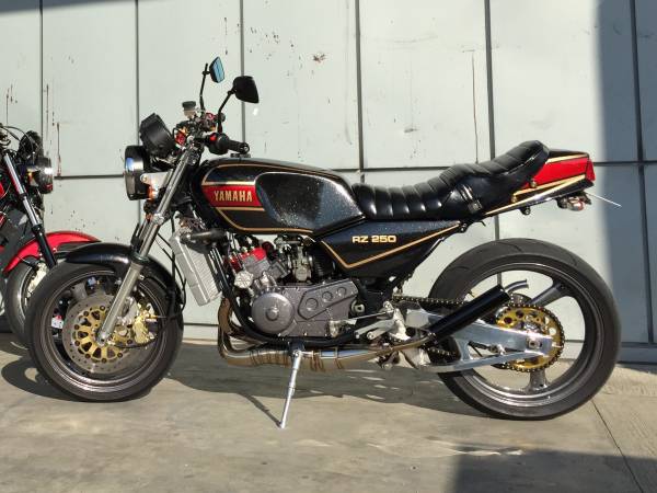 RZ250 KPステンレスチャンバー 4L3 キズへこみ無し 希少(マフラー本体