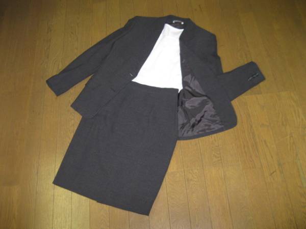 Max Mara チャコールグレースーツ　１回使用品　３８
